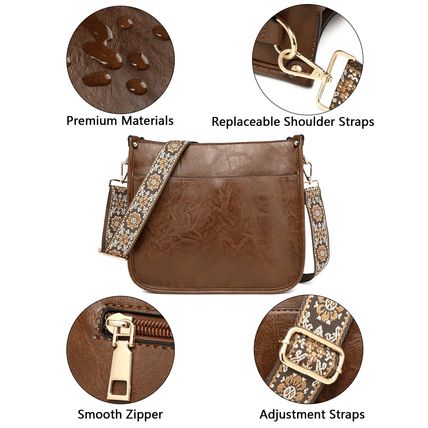 Women Shoulder Purses and Handbags Brown