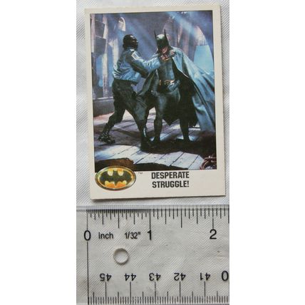 1989 Topps Batman card No.117 - Desperate Struggle