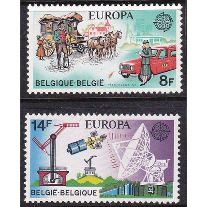 Belgium 1979 SG 2557-8 UMM Europa/CEPT (G-251 (13))