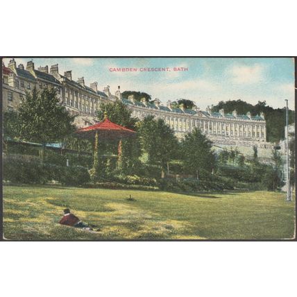 Cambden Crescent, Bath, Somerset, c.1905-10 - GD&DL Postcard