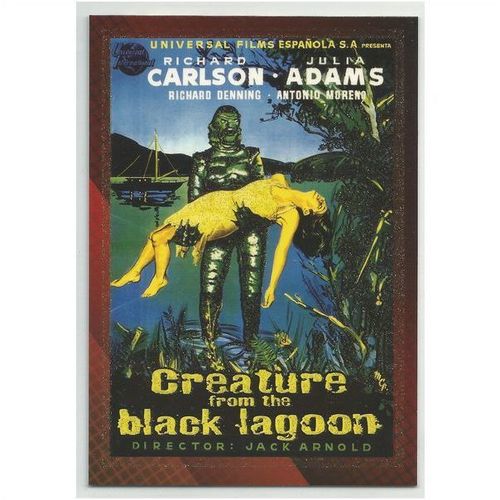 CLASSIC VINTAGE MOVIE POSTERS ' CREATURE BLACK LAGOON card #6C ' sub set