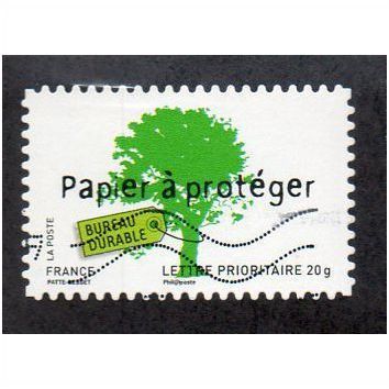 FRA 2008 (55c) 'SUSTAINABILITY -PAPER' FINE USED (EBID20785)