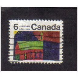 1970 canada christmas church 6c f/u sg670