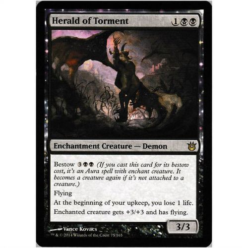 Magic the Gathering - Born of the Gods - #75/165 - Herald of Torment