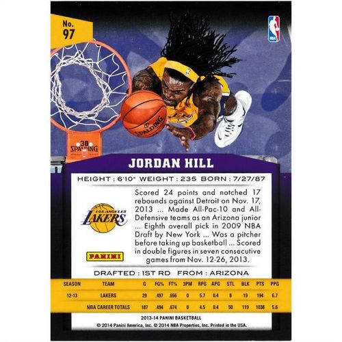 2013-14 Panini - #97 - Jordan Hill