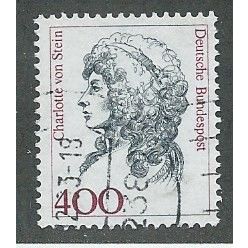 GER 1986 400pf 'FAMOUS WOMEN -CHARLOTTE VON STEIN' FINE USED (EBID43-200)