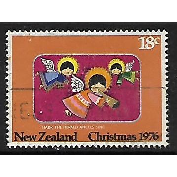 NEW ZEALAND 1976 CHRISTMAS 18c ANGLES SG1131 FINE USED