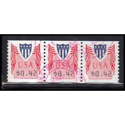 Used CVP32 42c Shield Fine Strip of 3 PA5301