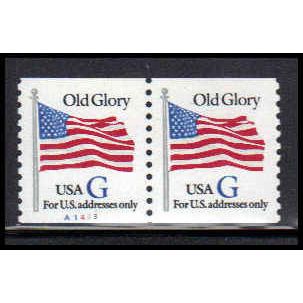 2890 32c G Old Glory Very Fine MNH CNP Left A1433 PA1544