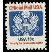 O129 13c Eagle Fine MNH G0541