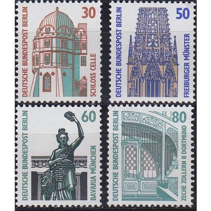 GERMANY BERLIN [1987] MiNr 0793-96 A ( **/mnh ) Bauwerke