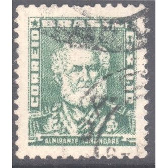 Brazil 1954 - SG891 - 10r green - Admiral Tamandare - used 3