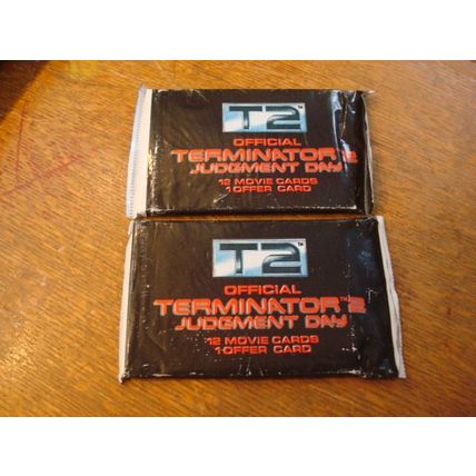 1991 Impel, 2-Packs, TERMINATOR 2, Cards, Judgement Day