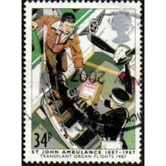 1987 Centenary of St. John Ambulance Brigade. 34p Air Wing.1987 Fine Used