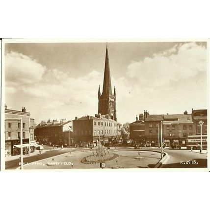 Yorkshire WAKEFIELD Bull Ring Postcard (Valentine K.2913)