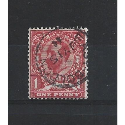 GB.SG327 1d Scarlet.Fine Used.Jun25a