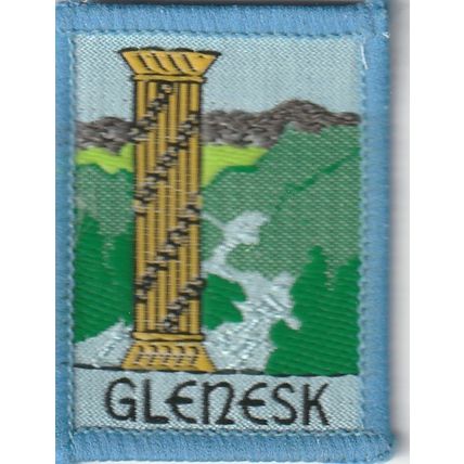 Scout Badge Scotland - Glenesk - White Back (BZ164)