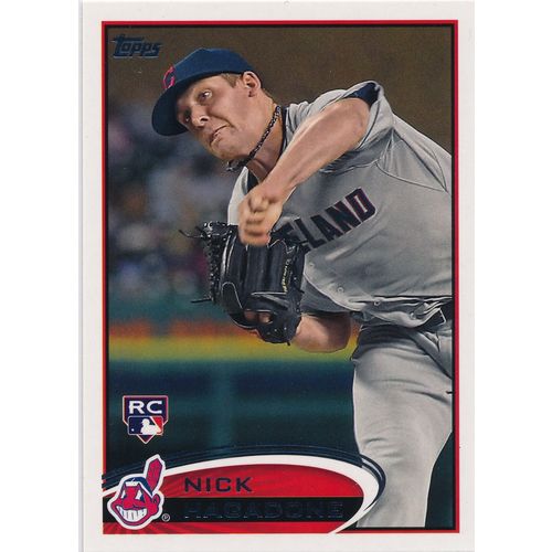 2012 Topps - #6 - Nick Hagadone RC Cleveland Indians