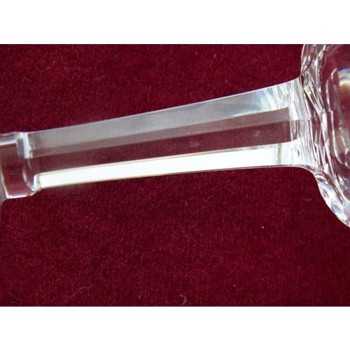 HEAVY WATERFORD 5 7/8'' TALLCRYSTAL WINE GOBLET-