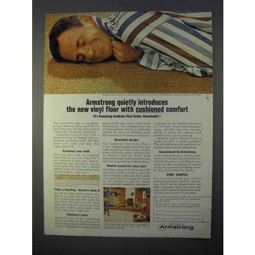 1966 Armstrong Cambrian Vinyl Corlon Floor Ad