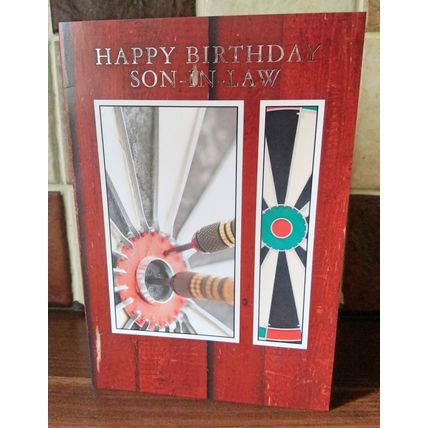 Son-In-Law Birthday Card - 001 - Buy 1 Get 1 Half Price