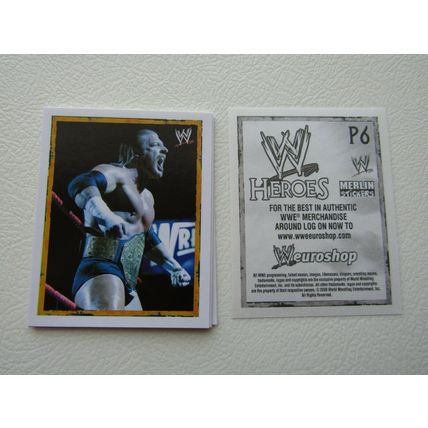 Topps - Merlin 2008 WWE Heroes Wresting Stickers 1-216 & P1-P15 Variants (EB2)