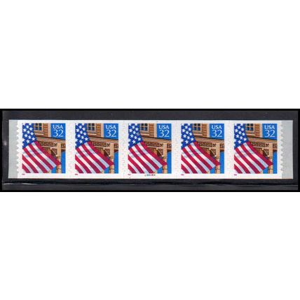 2915A 32c U.S. Flag Over Porch Fine MNH PNC 66666A/5 P/UL PA3593