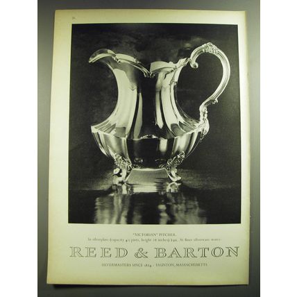 1969 Reed & Barton Victorian Pitcher Advertisement