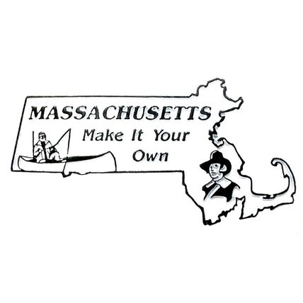 Massachusetts Make it your Own United States Magnet
