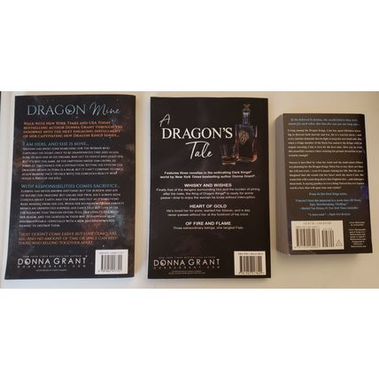 3 Used TSPB/PB in Dark Kings & Dragon Kings series by Donna Grant~Dragon Mine