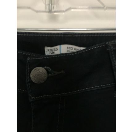 Riders by Lee Women's Denim Jeans Zip Button Pockets Dark Wash Size 16 Blue