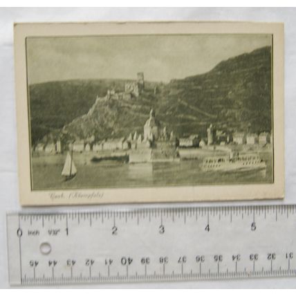 vintage Postcard Caub Rheinpfalz, Germany