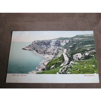 Early Postcard - Marine Drive, Llandudno - North Wales