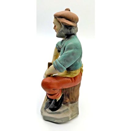 Vintage Blacksmith Anvil Worker Gentleman Porcelain/Ceramic Figurine Farmhouse