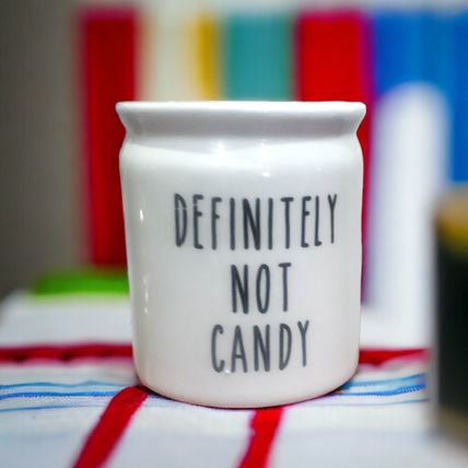 Teacher Canister - "Definitely Not Candy" - Humorous Teacher Gift