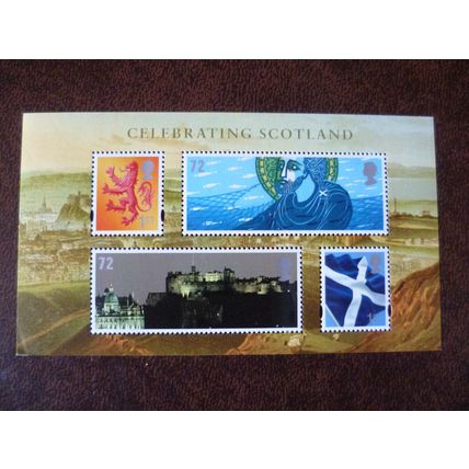 GB 2006 Celebrating Scotland Miniature Sheet SGMSS153 Saltire St Andrew Castle