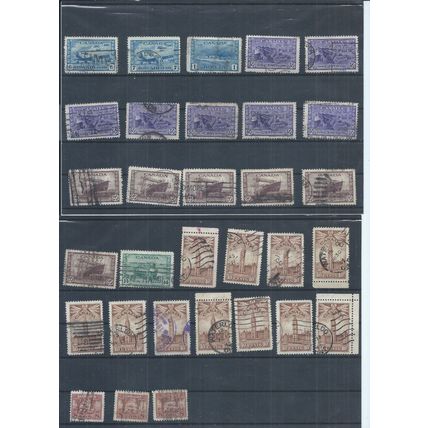 Canada stamps. 1942 War Effort lot used ALL WITH FAULTS. (AE128)