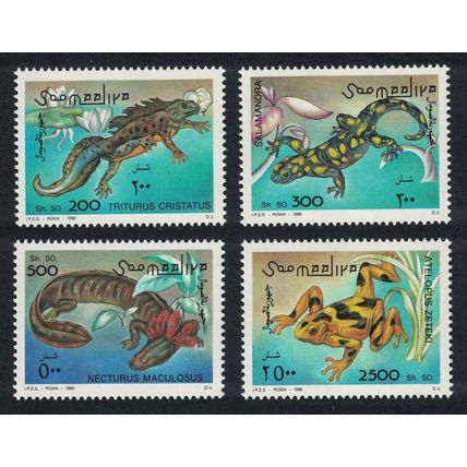 Somalia Amphibians 4v 1996 MNH MI#580-583