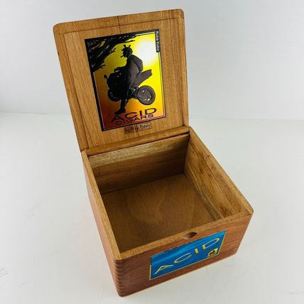 ACID Blue Remi Cigars by Drew Estates EMPTY Cigar Box Nicaragua Lot #2