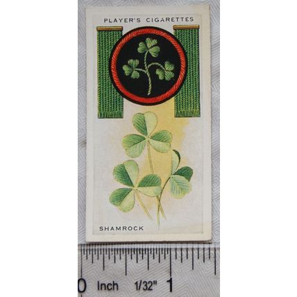 1933 Player's Boy Scout & Girl Guide Patrol Signs & Emblems No. 43 Shamrock