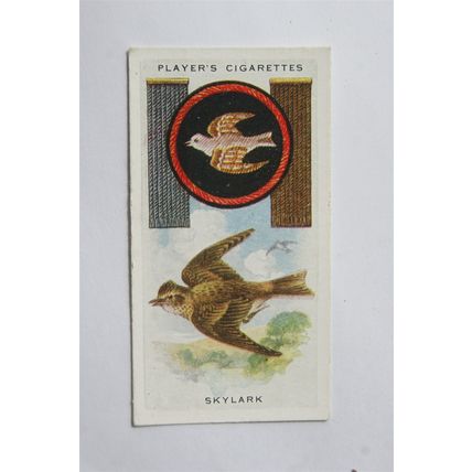 1933 Player's Boy Scout & Girl Guide Patrol Signs & Emblems No. 44 Skylark