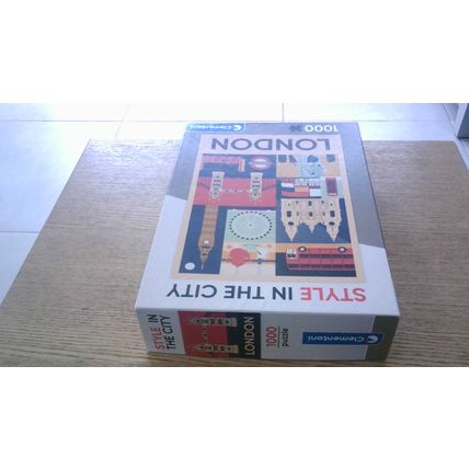 STYLE IN THE CITY: LONDON Jigsaw Puzzle (1000 Piece) Clementoni