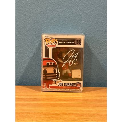 Funko Pop! Joe Burrow #168 Facsimile Laser Autographed Figure (Box & Protector)
