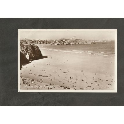 Postcard Cornwall Newquay Tolcarne Beach