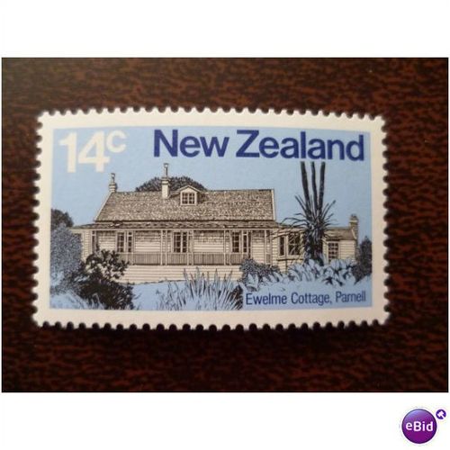 New Zealand 1980 Architecture 14c Ewelme Cottage Parnell mint stamp SG1217
