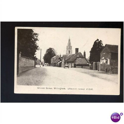 Cambridgeshire WILLINGHAM Church Street Postcard by Housden's (J 2147)