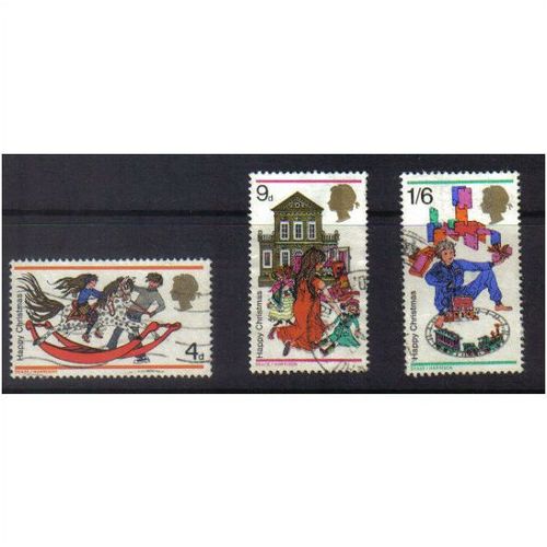 1968 GB CHRISTMAS SET F/U SG 775-777