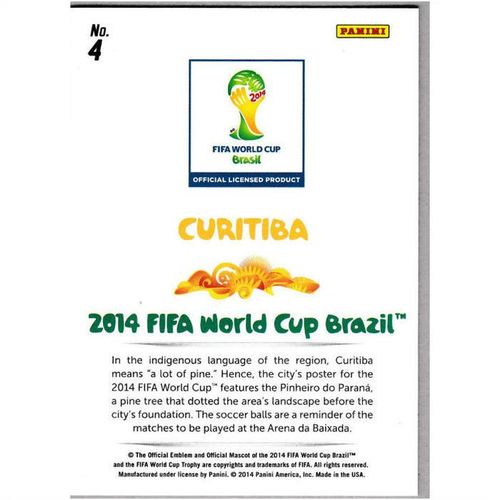 2014 Panini Prizm World Cup Posters - #4 - Curitiba