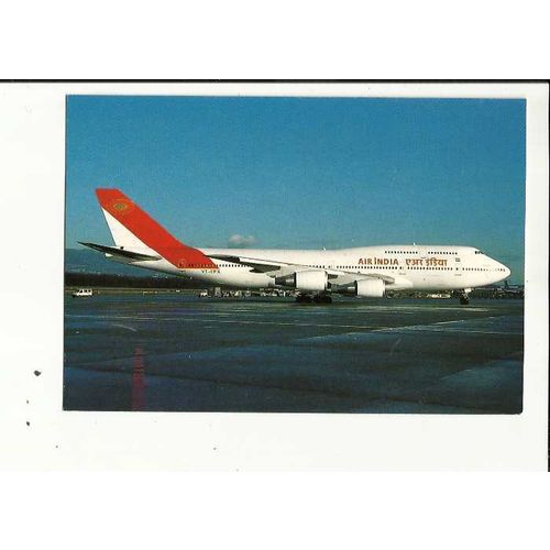 Aviation AIR INDIA BOEING 747-337 Postcard by Editions P.I. (637)