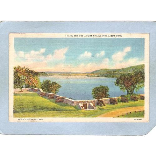 New York Fort Ticonderoga The South Wall ny_box5~1631